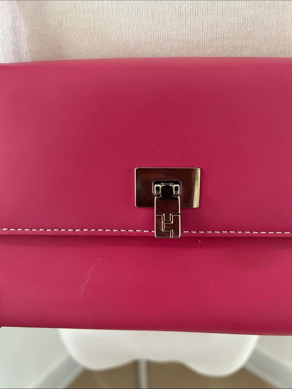 Lambertson TRUEX Mini PinkLeather Shoulder Bag - Picture 2 of 13